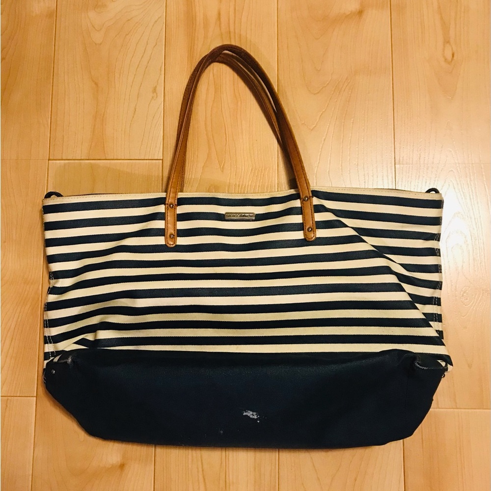 Beautiful Rebecca Minkoff nautical blue and white striped tote - Picture 10 of 14